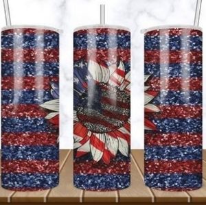 USA Sunflower 20oz Tumbler